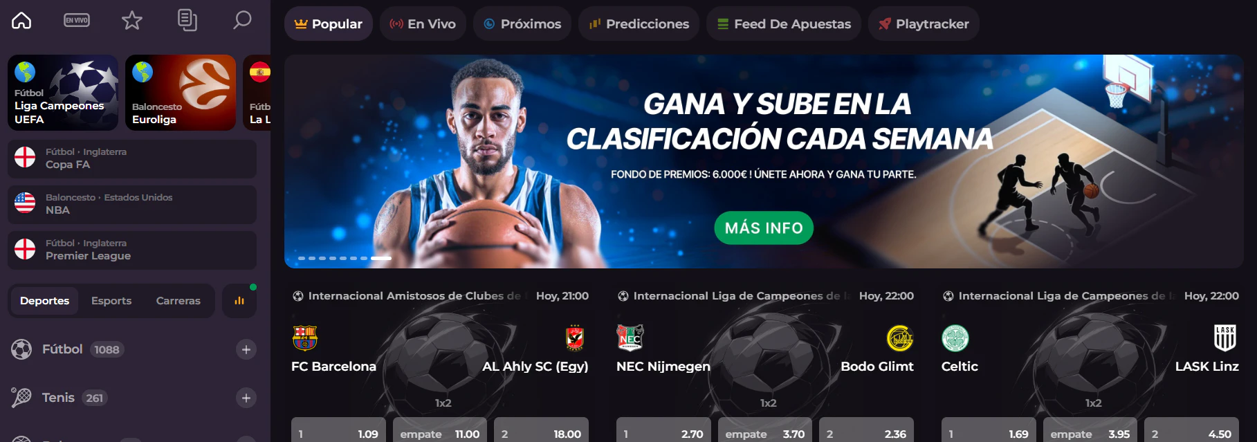 Apuestas deportivas