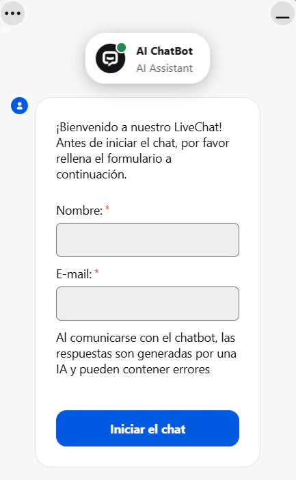 Atención al cliente